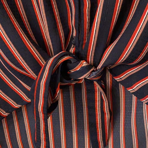 Anthropologie Striped Pleione Blouse - Picture 4 of 8